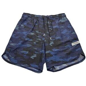 Legends Luka HD Shorts 7" Unlined Size Large Static Camo Ocean #SOM00B008UL07